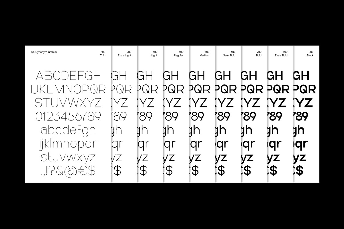 SK Synonym Grotesk — Modern Typeface, a Font by Shriftovik Type Foundry (Photo 3 of 15)