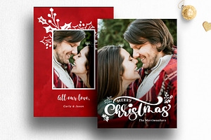 Christmas Card Psd Template 13