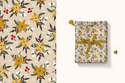 Winter Floral seamless pattern, a Pattern Graphic by Cozy pattern shop (Thumbnail 3 of 7)