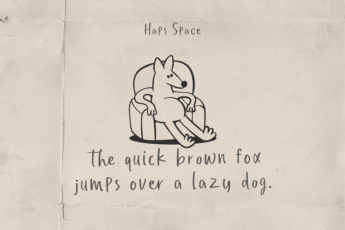 Feels So Lovely Playful Quirky Font, a Handwritten Font by Haps Space (Photo 2 of 11)