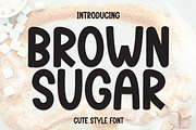 Brown Sugar | Script Font, a Script Font by Scratchones (Thumbnail 1 of 8)