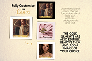 WHITE GOLD INSTAGRAM TEMPLATES, a Social Media Template by Faytemplates (Thumbnail 8 of 10)