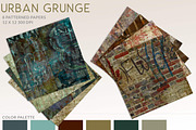 Distressed Grunge Backgrounds, a Background Graphic by Posh Papers & Patterns (Thumbnail 2 of 5)