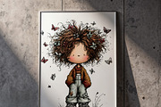 Whimsical Birthday Boy Clipart PNG, an Illustration by one-touch (Thumbnail 18 of 18)
