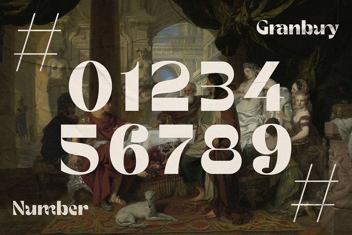 Granbury - Modern Bold Sans, a Sans Serif Font by Cruzine (Photo 8 of 8)