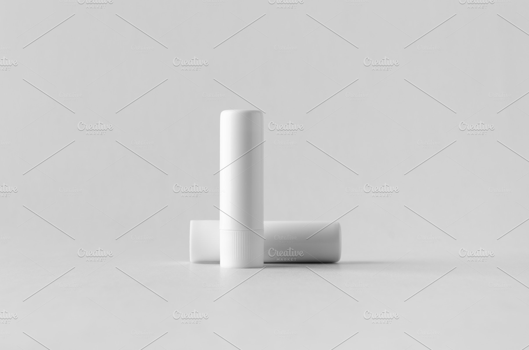 Lip balm packaging mockup featuring advertising, background, and balm, a Health & Medical Photo by Shablon