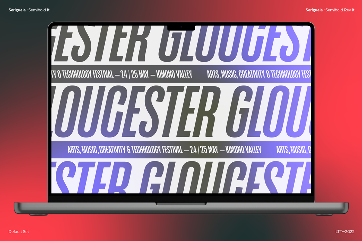 Seriguela - Family 50% off, a Sans Serif Font by Latinotype (Photo 14 of 15)