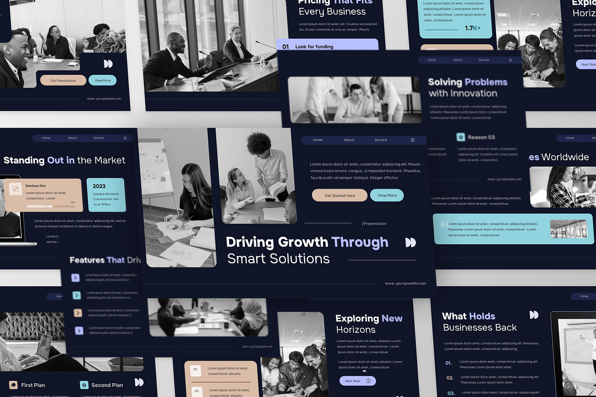 Business Selling Keynote Template preview 3