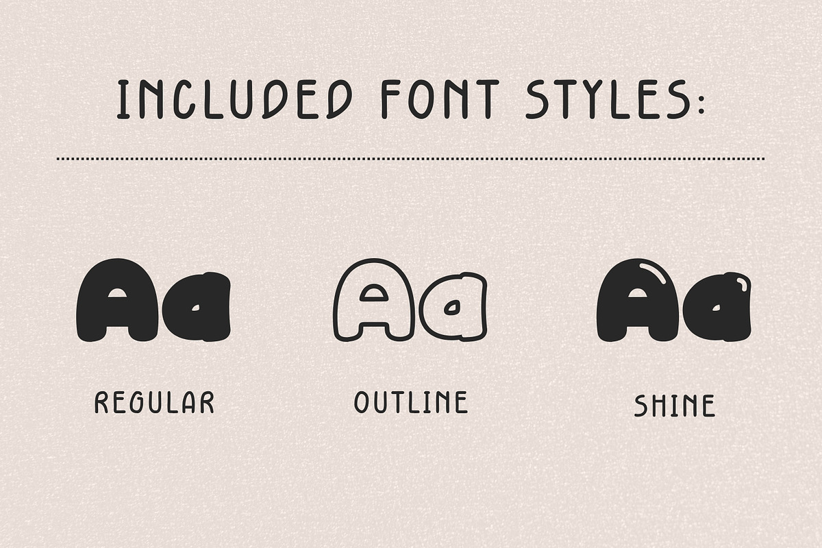 Bubble Display Font - Candy Soda, a Handwritten Font by ZoloDesignHub (Photo 9 of 9)