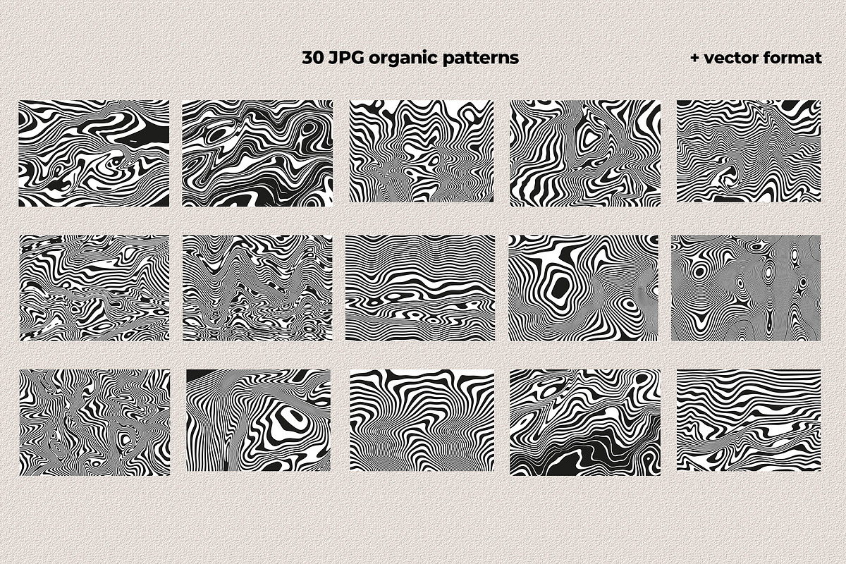 Trippy Waves Patterns, a Pattern Graphic by Marie T (Photo 8 of 25)