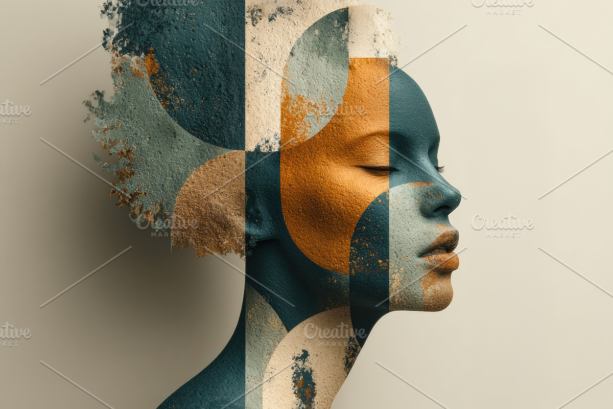 Elegant Woman and Botanical Elements, a Person Illustration by Virgo Studio (Photo 1 of 2)
