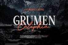 Grumen Caliphia - Serif Handwritten