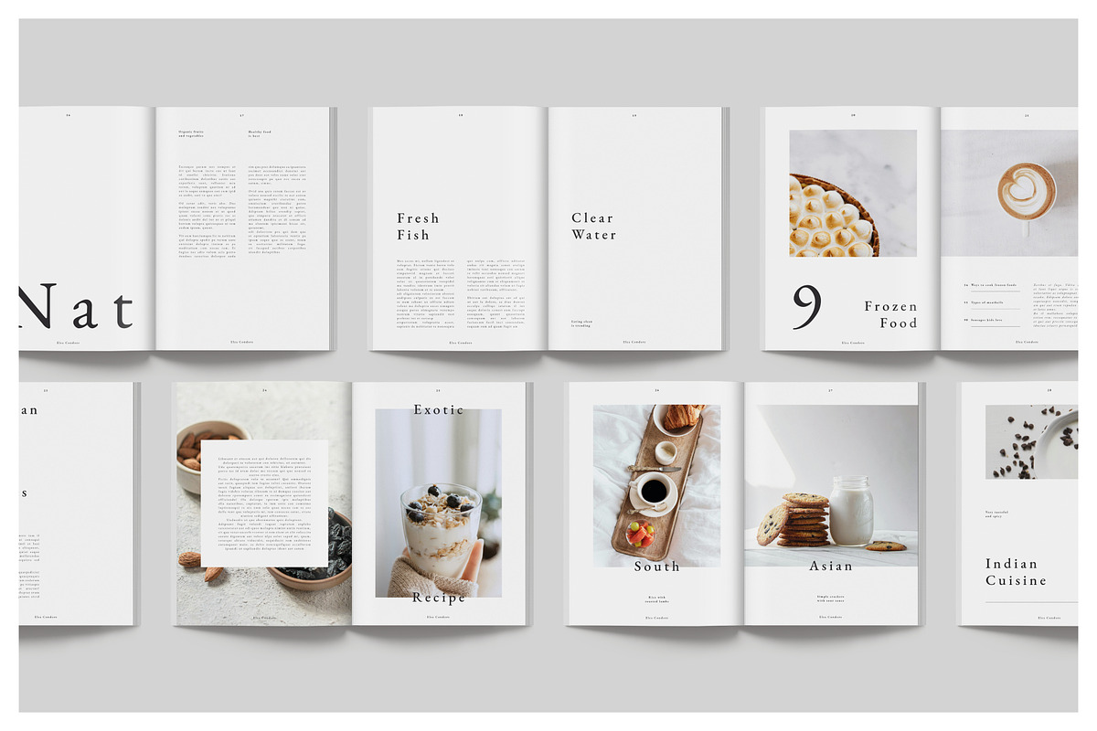 ELEA Recipes Book Cookbook, a Magazine Template by Arif Tri Ananta (Photo 8 of 14)
