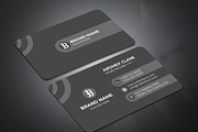 Black minimal business card template, a Business Card Template by saifulbranding (Thumbnail 2 of 2)