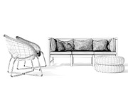 Balcony C - Wicker Outdoor, a Furniture 3D Model by 3DCargo (Thumbnail 5 of 7)