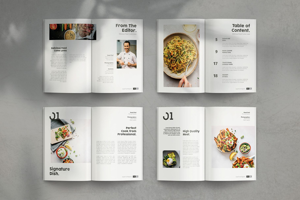 Masak Food Magazine Template, a Magazine Template by 730 Studio (Photo 5 of 5)