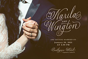 Maleryan Script - Modern Calligraphy, a Script Font by Letterhend Studio (Thumbnail 2 of 9)