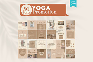 Yoga Bundle - Social Media Templates