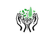 Eco Earth Care Vector Icon Bundle, an Illustration by Designs_River (Thumbnail 32 of 51)