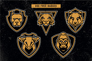 Animals Mascot Icons Vector Set, a Duotone Icon by Vecster (Thumbnail 8 of 17)