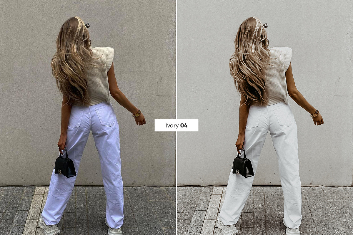 4 Lightroom Presets IVORY, an Action Add-On by Graace Studio (Photo 8 of 8)
