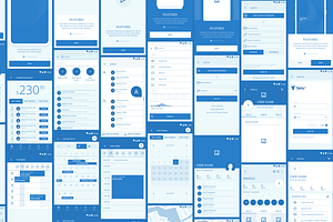 Tapky 1 Wireframe Kit