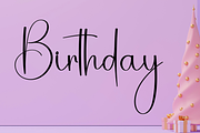 Samantha Birthday, a Handwritten Font by InermediaSTUDIO (Thumbnail 6 of 8)