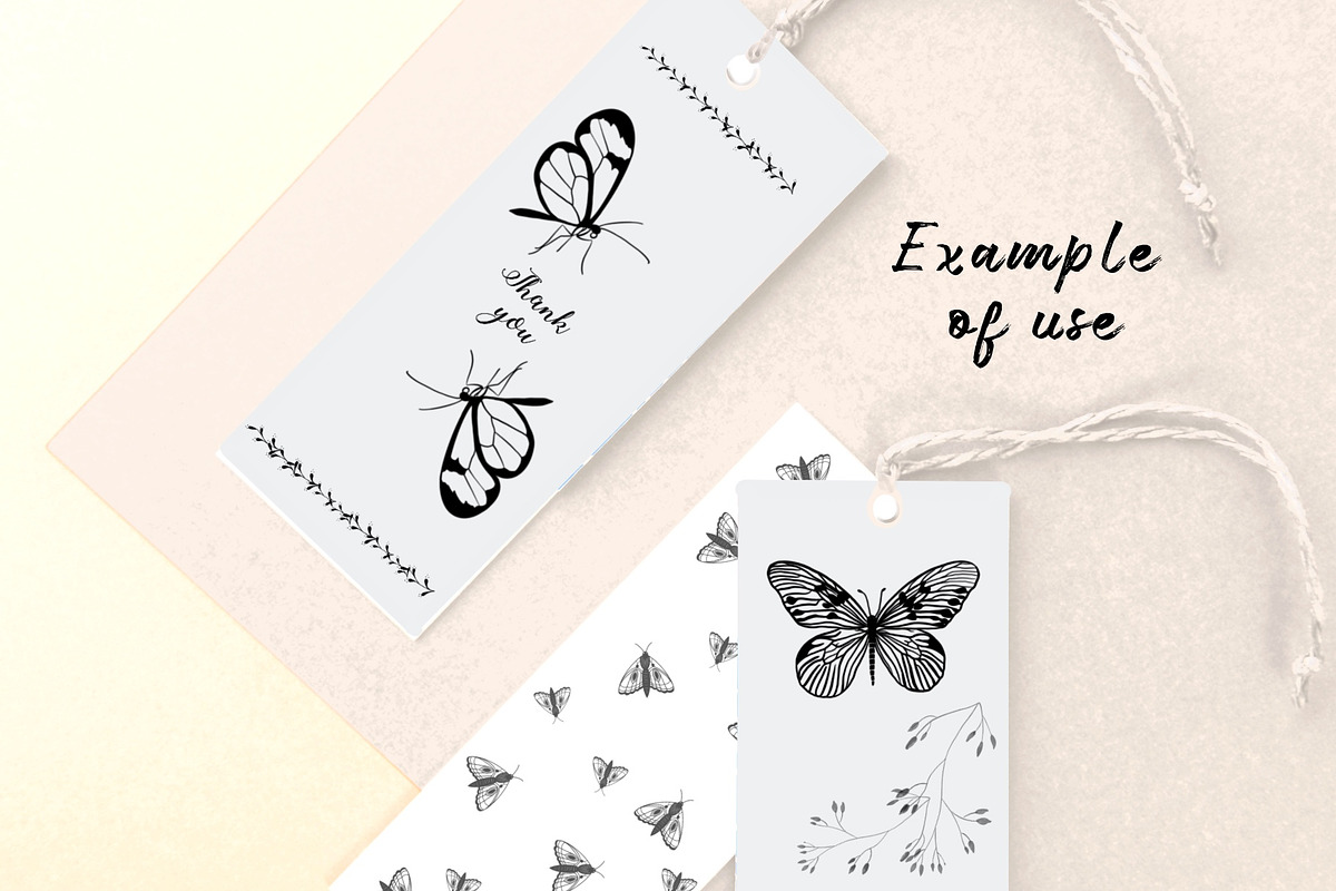 Butterfly stamp brushes, a Graphic by Olga Brinza (Photo 5 of 6)