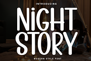 Night Story | Script Font, a Script Font by Scratchones (Thumbnail 1 of 8)