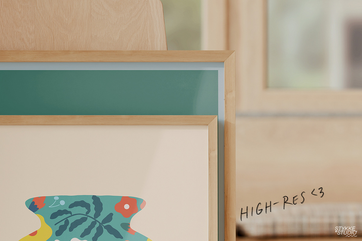 A DAY IN MAY | frame mockup, a Household Mockup by Stykke Studio (Photo 6 of 10)