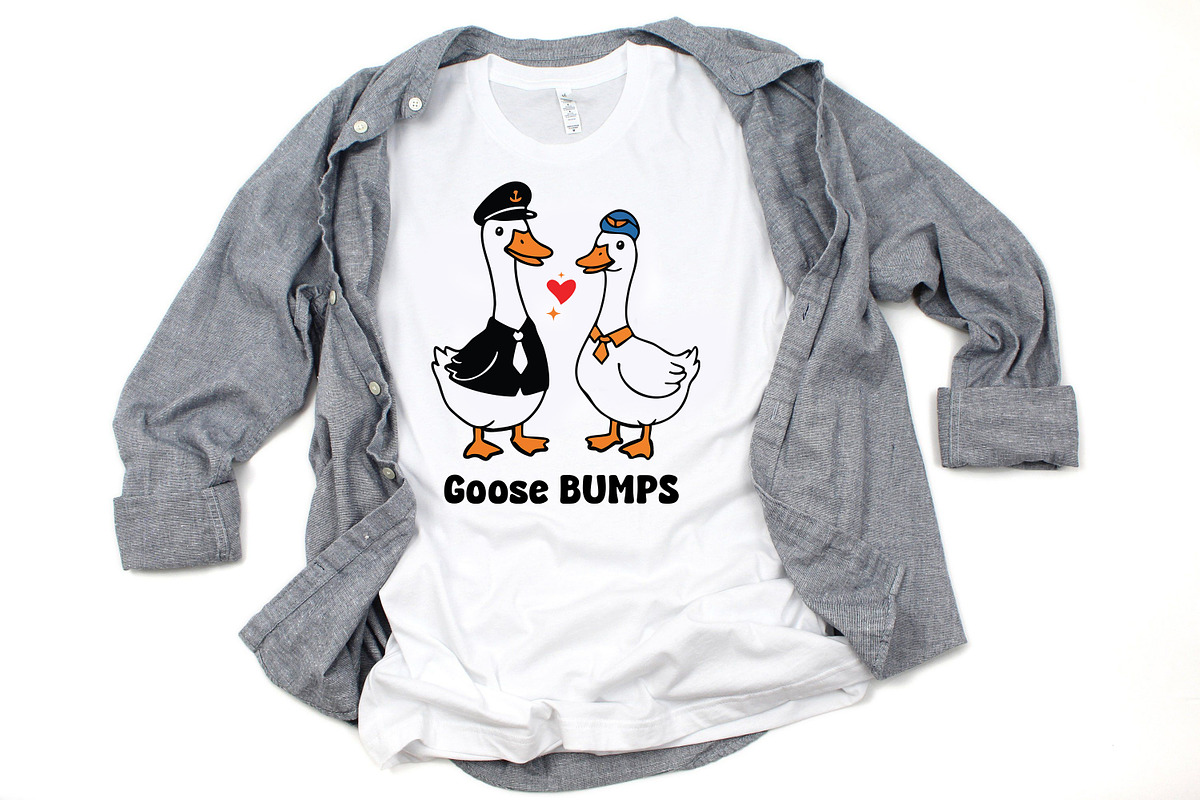 Goose Bumps SVG Funny Goose Digital, a Graphic by Star Graphic Design (Photo 7 of 9)