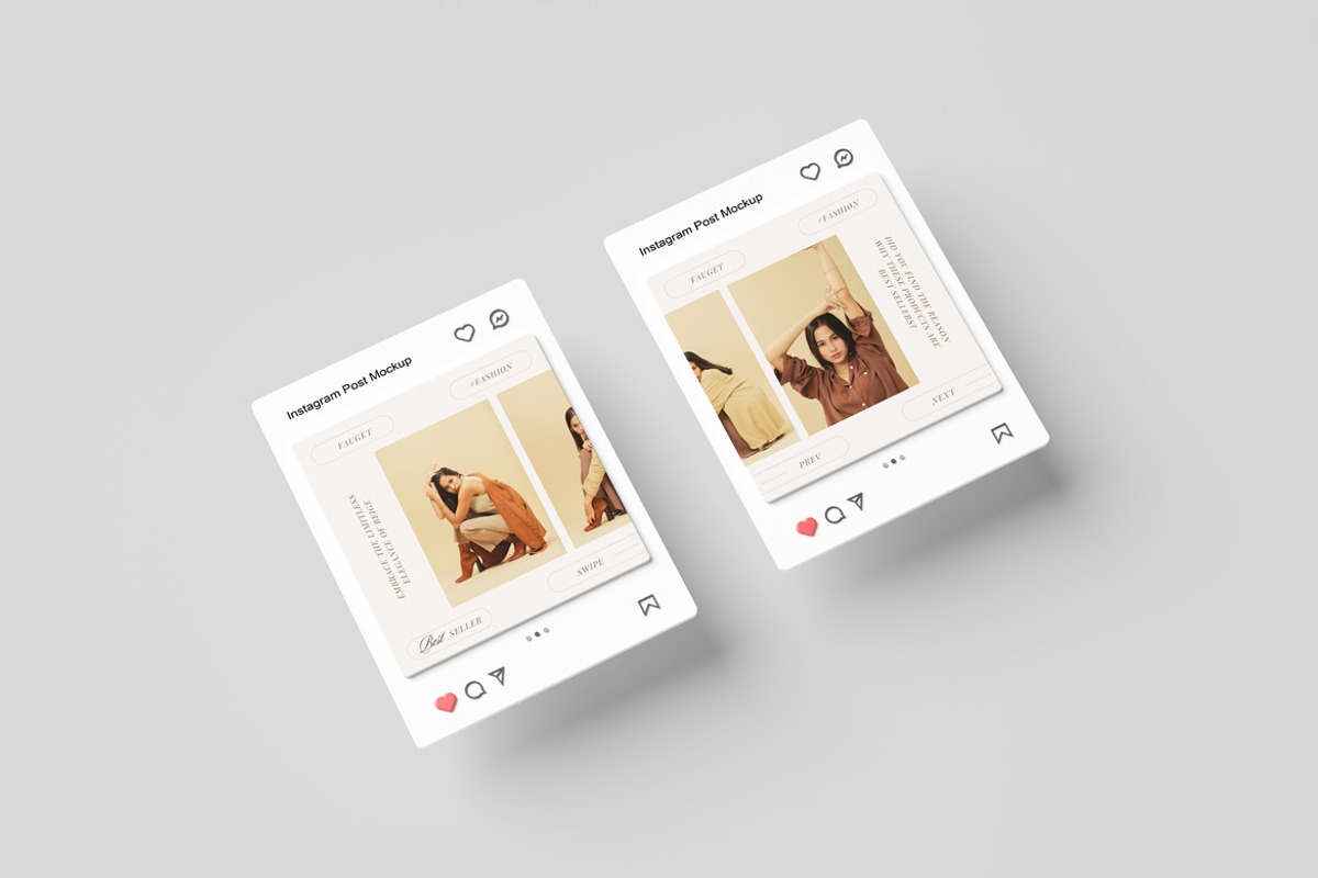 Instagram Post Mockup, an iPhone Mockup by Cutna Studio (Photo 6 of 8)