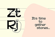 Stone Font, a Sans Serif Font by Mymlan Shop (Thumbnail 6 of 9)