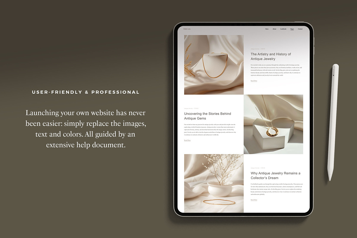 Kate Squarespace 7.1 Website Theme, a Squarespace Template by Ruben Stom (Photo 7 of 12)