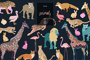Animals vector clipart set, an Object Graphic by PatternsBlooming (Thumbnail 1 of 6)