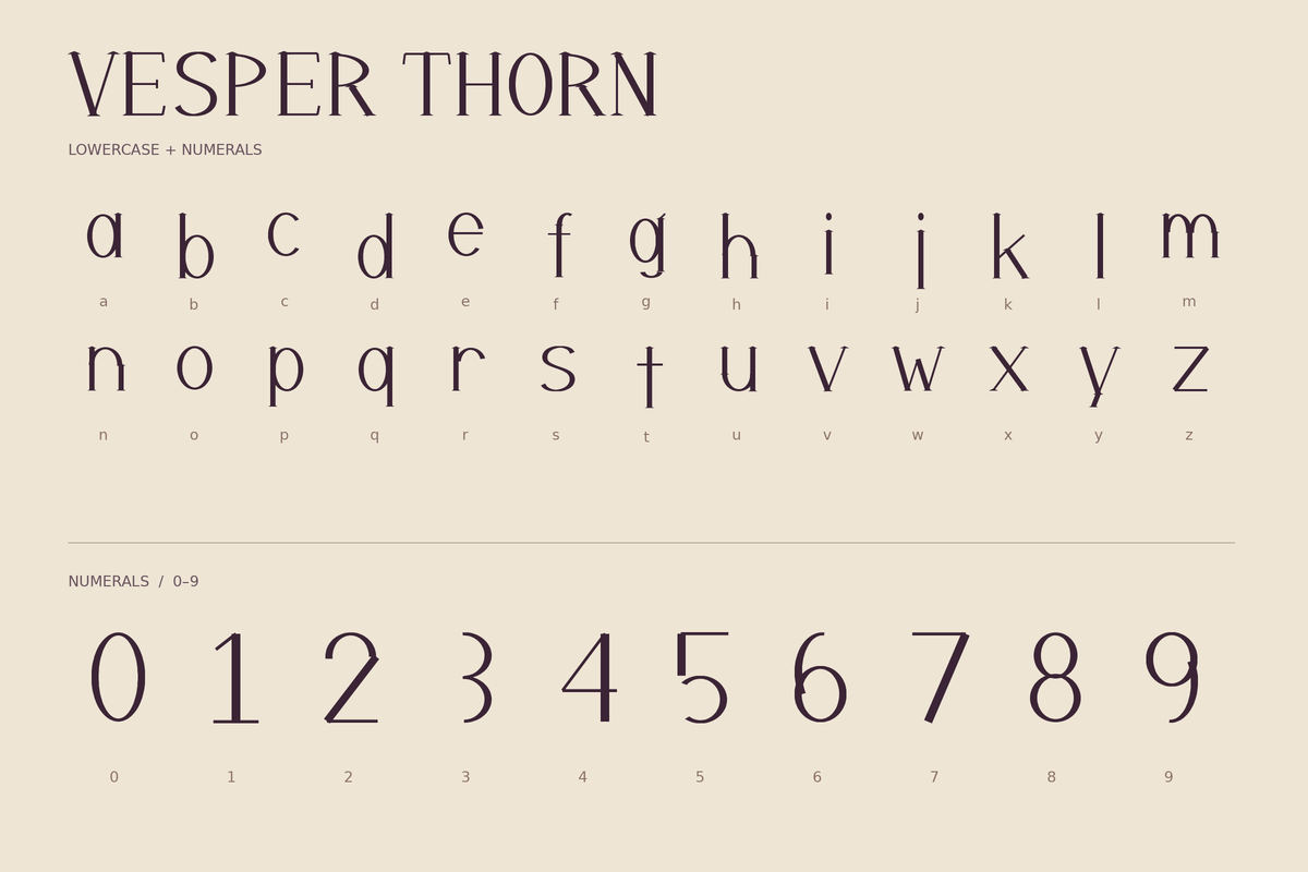 Vesper Thorn - Elegant Editorial, a Serif Font by Colorsfav (Photo 3 of 5)