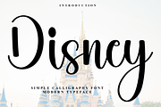 Disney, a Handwritten Font by FreshTypeINK (Thumbnail 1 of 8)