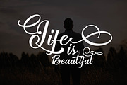 Himdath Script (UPDATE), a Script Font by Olexstudio (Thumbnail 2 of 5)