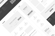 Axure Responsive Corporate template2, a Wireframe Template by Humble UX (Thumbnail 2 of 5)