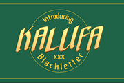 Kalufa | Blackletter, a Blackletter Font by Mofr 24 (Thumbnail 1 of 8)