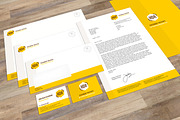 European A-Format Stationery Mockup, a Print Template by Fresh Design Elements (Thumbnail 8 of 11)