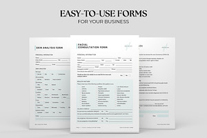 Facial Treatment Forms