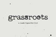 Grassroots Typewriter Font, a Serif Font by Beck McCormick (Thumbnail 11 of 11)