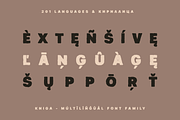 Kniga - Rugged Eroded Typeface, a Sans Serif Font by alpercakici (Thumbnail 3 of 19)