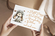 Whimsical Spring Bunny with Flowers, an Illustration by Libby Wishes (Thumbnail 3 of 5)