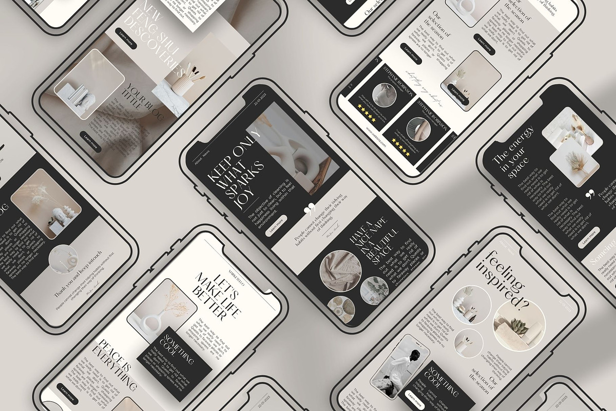 Classy Email Newsletter CANVA, an Email Template by Marketello Studio (Photo 4 of 10)
