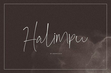 Halimpu | Script Font