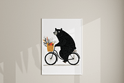 40 Black Bear Clipart, an Animal Illustration by Pati Charm Studio (Thumbnail 8 of 8)
