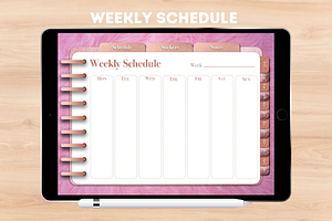 Luxury Rose Gold Planner 2022