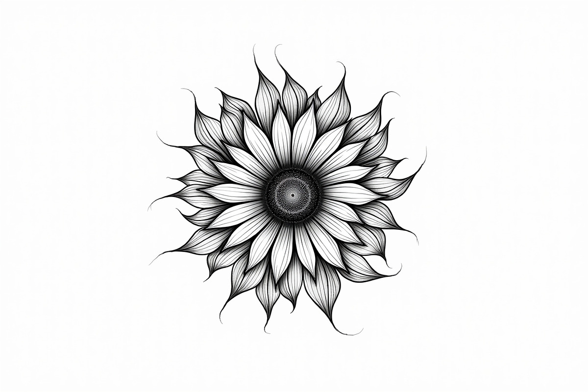 Mandala Art Line Drawing Pack Set, an Illustration by yasushie (Photo 5 of 11)